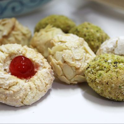mix of sicilian almond pastes