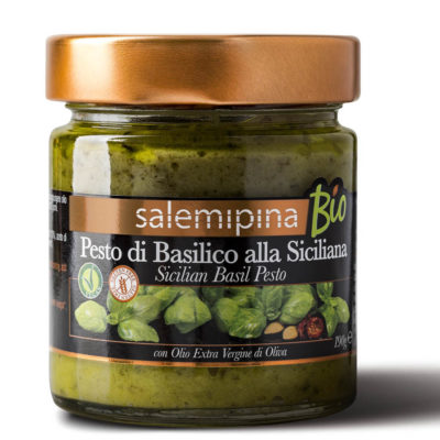 pesto di basilico alla siciliana