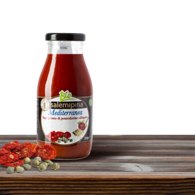 SUGO PRONTO DI POMODORO CILIEGINO ALLA MEDITERRANEA